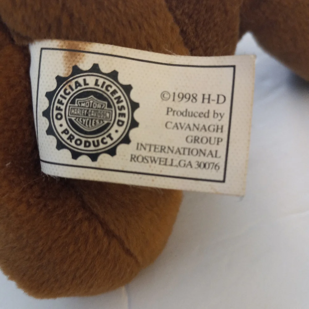 Vintage Harley Davidson collectible bear